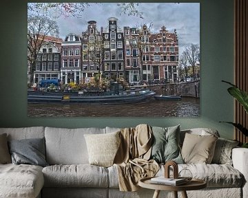 Amsterdamse Prinsengracht van Arthur Wijnen