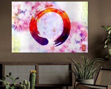 Zen cirkel Enso Wabi-sabi von Kees-Jan Pieper