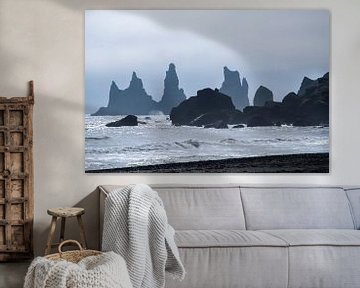 Reynisdrangar IJsland by Joke Beers-Blom