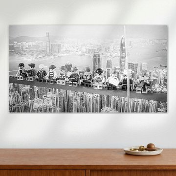 Lunch atop a Skyscraper Lego Edition von Marco van den Arend