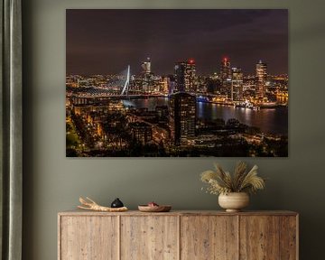 Rotterdam Skyline van Nick Janssens
