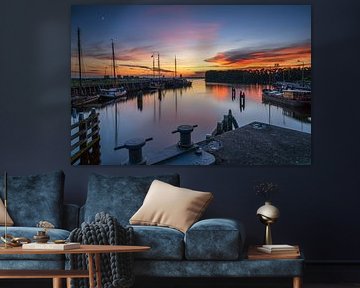 Zoutkamp haven by peter tulner