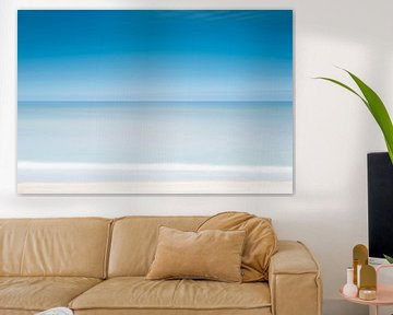 Oceaan abstract, strand, zee, lucht in kleur van Renzo Gerritsen