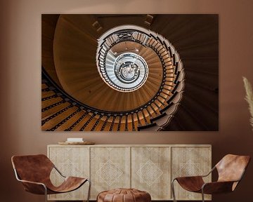 Stairwell (round), spiral by Bob Janssen