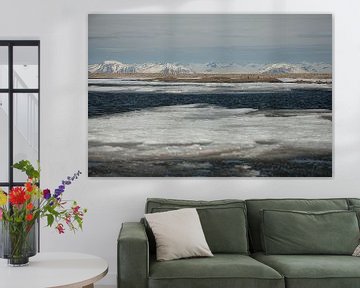 Winters landschap by Ina van Lambalgen