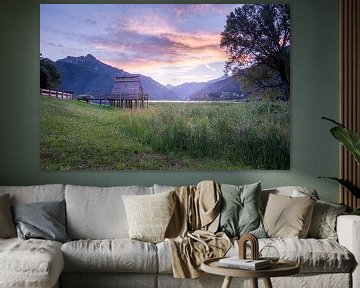 Vieille cabane dans les montagnes en Italie sur Jens De Weerdt