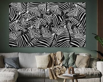 Zebra Collage von Marion Tenbergen