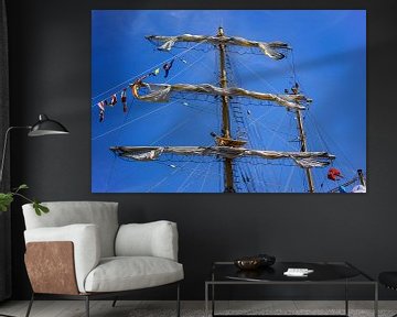 Zeilschip tijdens Sail Amsterdam by Alice Berkien-van Mil
