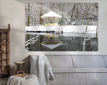 Landgoed Elswout in de winter van Michel van Kooten