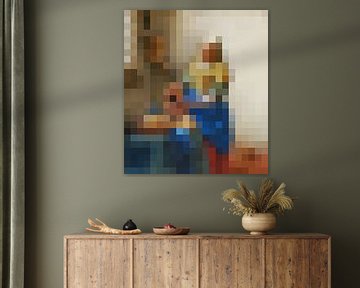 Pixel Art: The Milkmaid by JC De Lanaye