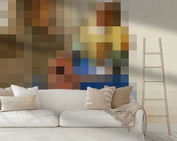Pixel Art: Het Melkmeisje van JC De Lanaye