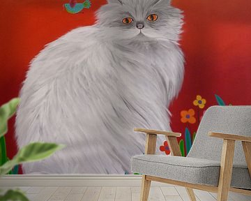 Persian Cat van Yvonne Klaassens