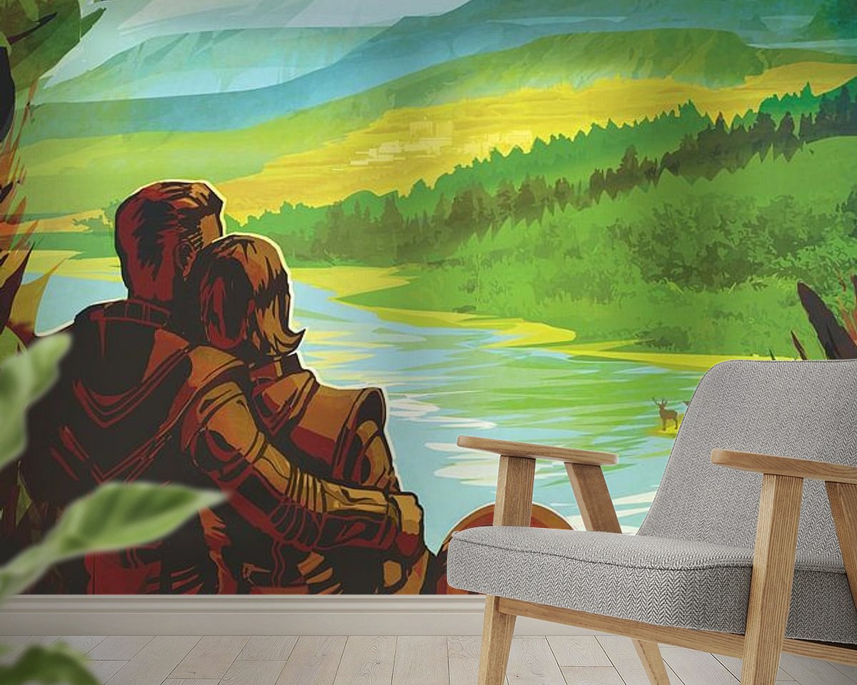 Example of the artwork in a room