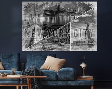NEW YORK CITY Urban Collage No. 2 by Melanie Viola