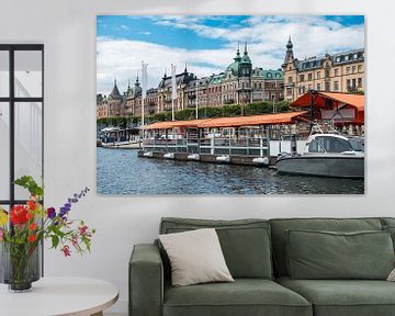 Blick auf die schwedische Hauptstadt Stockholm von Rico Ködder