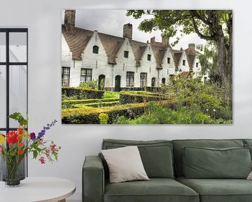 Interior courtyard in Bruges