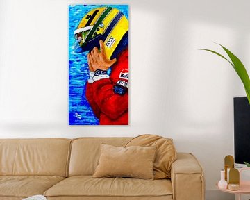 AYRTON - The McLaren-Years (Watermark) Artwork by Jean-Louis Glineur  Reproduction from Original Wor by DeVerviers