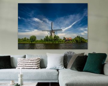 Overwaard n°6 - Moulin à vent à Kinderdijk sur Ricardo Bouman Photographie