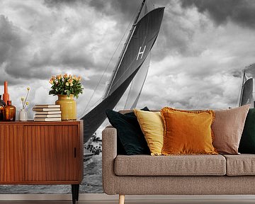 Heerenveen skûtsje in pursuit by ThomasVaer | Tom Coehoorn