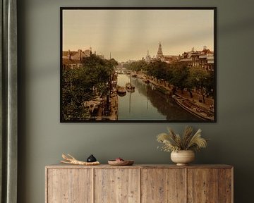 Kloveniersburgwal, Amsterdam van Vintage Afbeeldingen