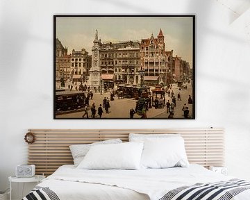 Dam Square, Amsterdam by Vintage Afbeeldingen