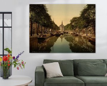 Turfmarkt en Nieuwe Kerk, Den Haag van Vintage Afbeeldingen