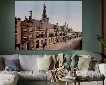 Town hall, Leiden by Vintage Afbeeldingen