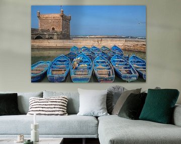 Fishing boats in Essaouira, Morocco by Tux Photography