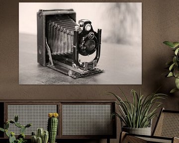 Oude camera zwart-wit van Jolanda van Eek