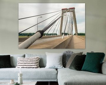 Holländische Straßenbrücke bei Heusden von Ruud Morijn