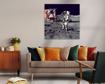 Eerste man op de maan, 1969 van Moondancer .
