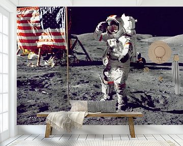 Eerste man op de maan, 1969 van Moondancer .
