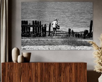 Meisje aan de Waddenzee von Susan Vrieze