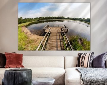 Rozenven op landgoed Visdonk in Roosendaal (Brabant) van Fotografie Jeronimo