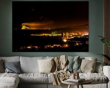 Mervilla aan de Costa del Sol Fuengirola en Gibraltar fotoposter of  wanddecoratie