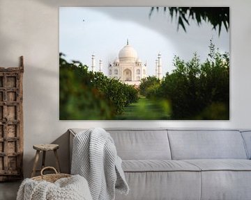 Taj Mahal, India van Yvette Baur