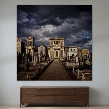 Onweer aan de voet van de Etna