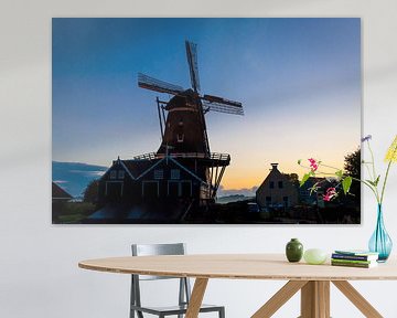 Windmill De Rat in the town of IJlst in Friesland. Wout Kok One2expose Photography. by Wout Kok