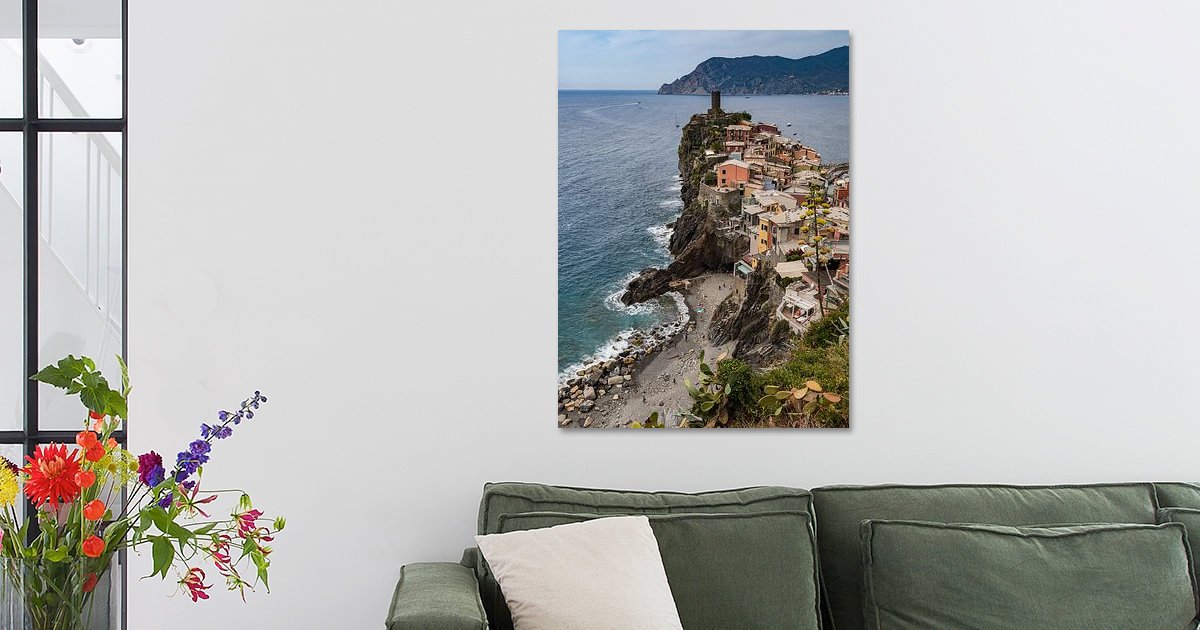 Leinwandbild ‚Cinque Terre, Ligurien‘ – Gerahmt, 40x100 Cm, Fertig Zum Aufhängen