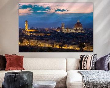 Schöne Skyline von Florenz von Roelof Nijholt