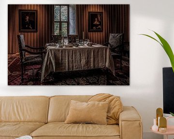 Dining room in castle Doorwerth