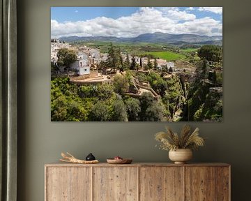 Beautiful Ronda from the Puente Nuevo bridge