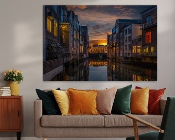 Sonnenuntergang in Dordrecht von Rob Bout