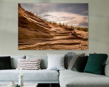 Layer dunes at the coast, Katwijk aan Zee, The Netherlands. 