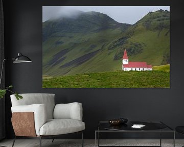 Kerkje bij Vik in IJsland