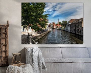 Stad Brugge Groenerei brug Hoogstraat van Focco van Eek