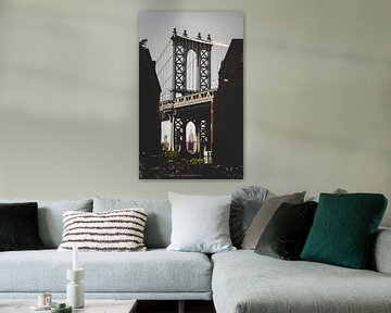 New York, Manhattan Bridge sur Remco Malestein