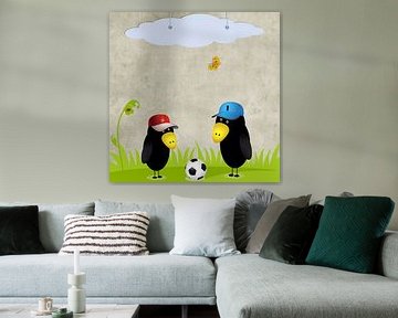 Football ravens by Marion Tenbergen
