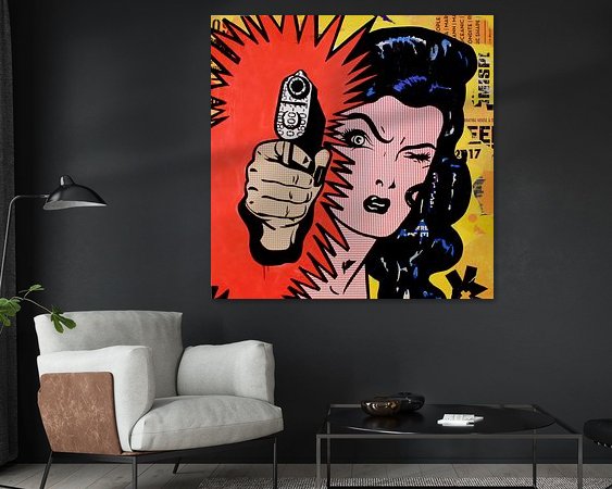 Example of the artwork in a room