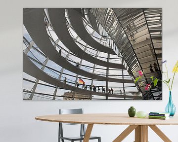De koepel van de Reichstag van Jim van Iterson